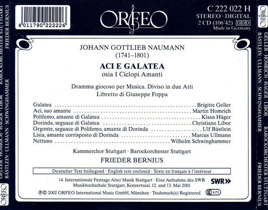 Naumann: Aci e Galatea