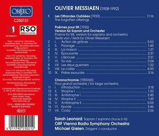 Messiaen: Poemes pour Mi