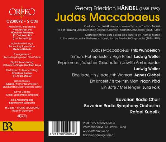 Handel: Judas Maccabaeus