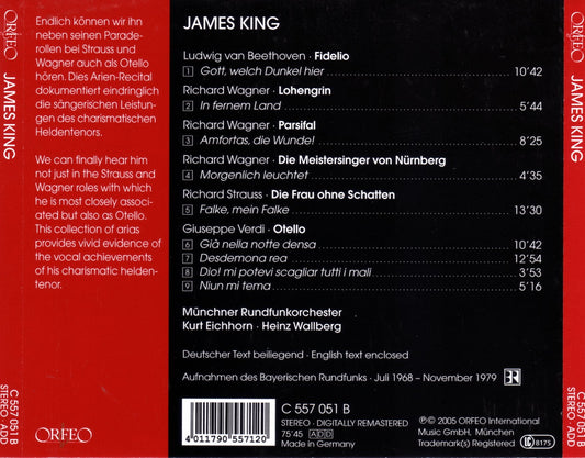 Opera Highlights: James King (Live) [Orfeo d'Or]
