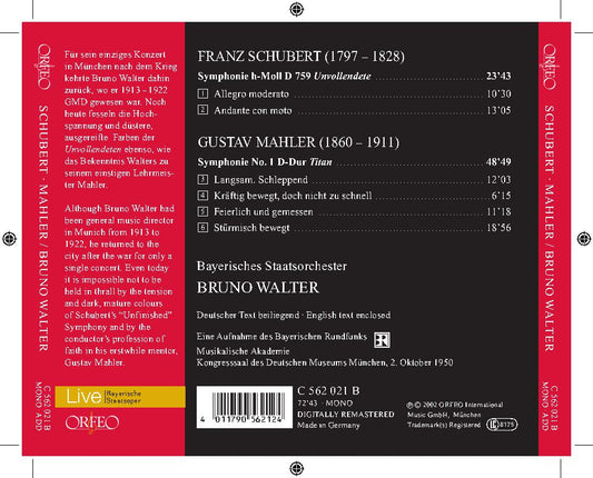 Schubert & Mahler: Symphonies