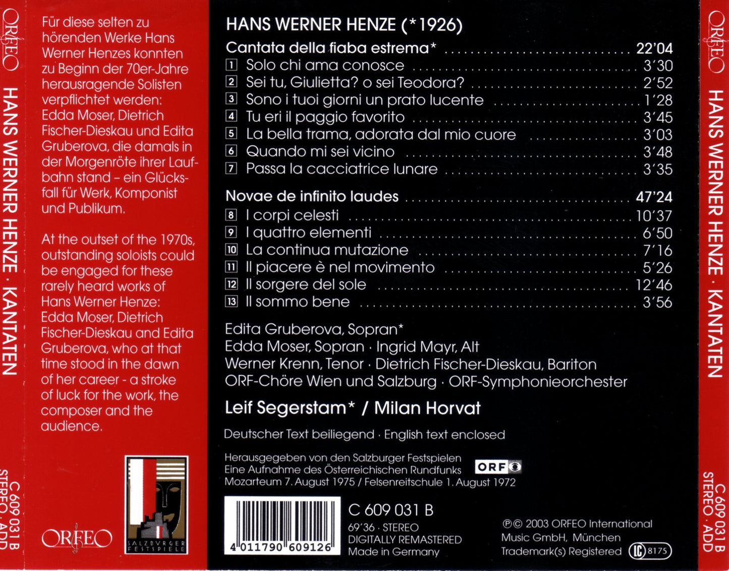 CANTATA DELLA FIABA ESTREMA, N