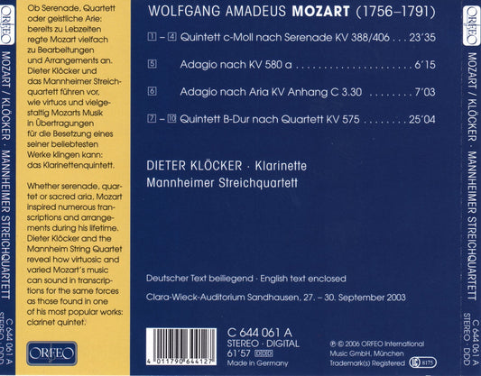 Mozart: Chamber Works