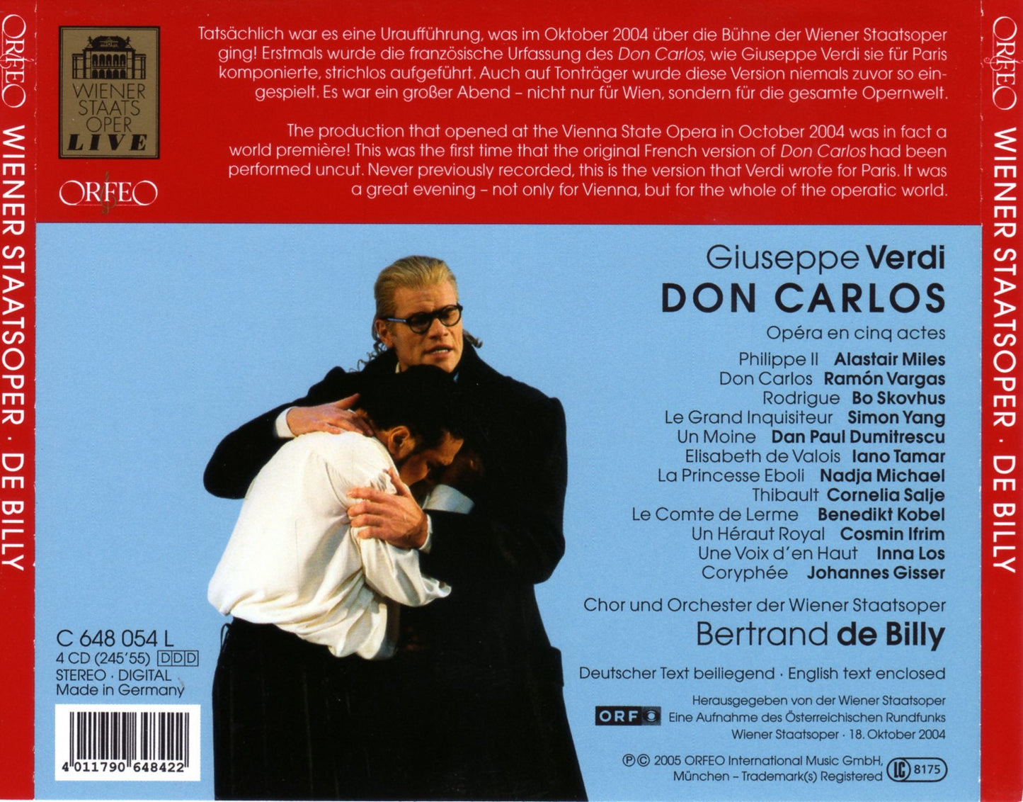 Verdi: Don Carlos (Sung in French) [Wiener Staatsoper Live]