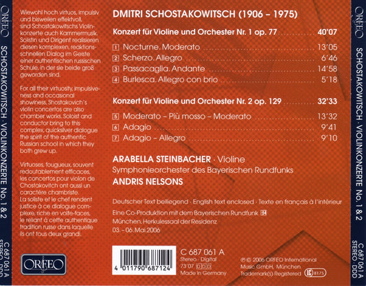 Shostakovich: Violin Concertos Nos. 1 & 2
