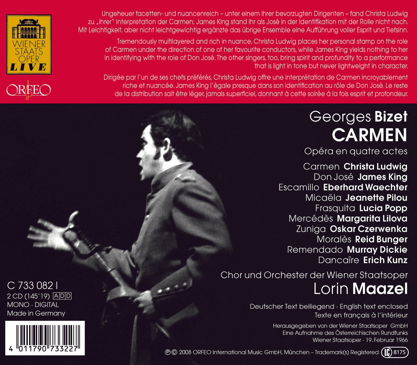 Bizet: Carmen, WD 31 (Live)