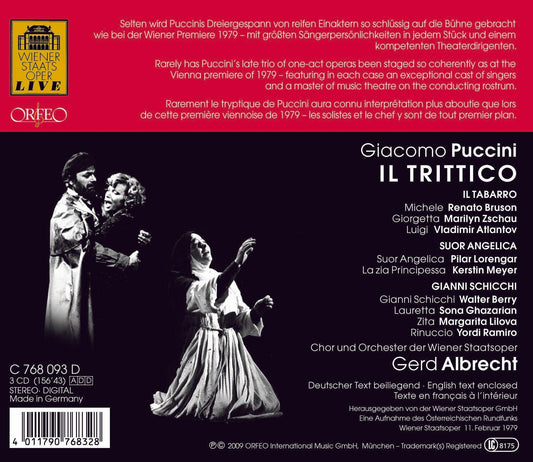 Puccini: Il trittico (The Triptych) [Wiener Staatsoper Live]