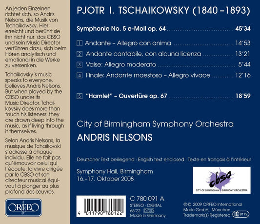 Tchaikovsky: Symphony No. 5 & Hamlet Overture
