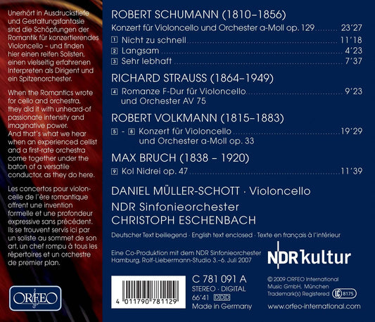 Schumann, R. Strauss, Volkmann & Bruch