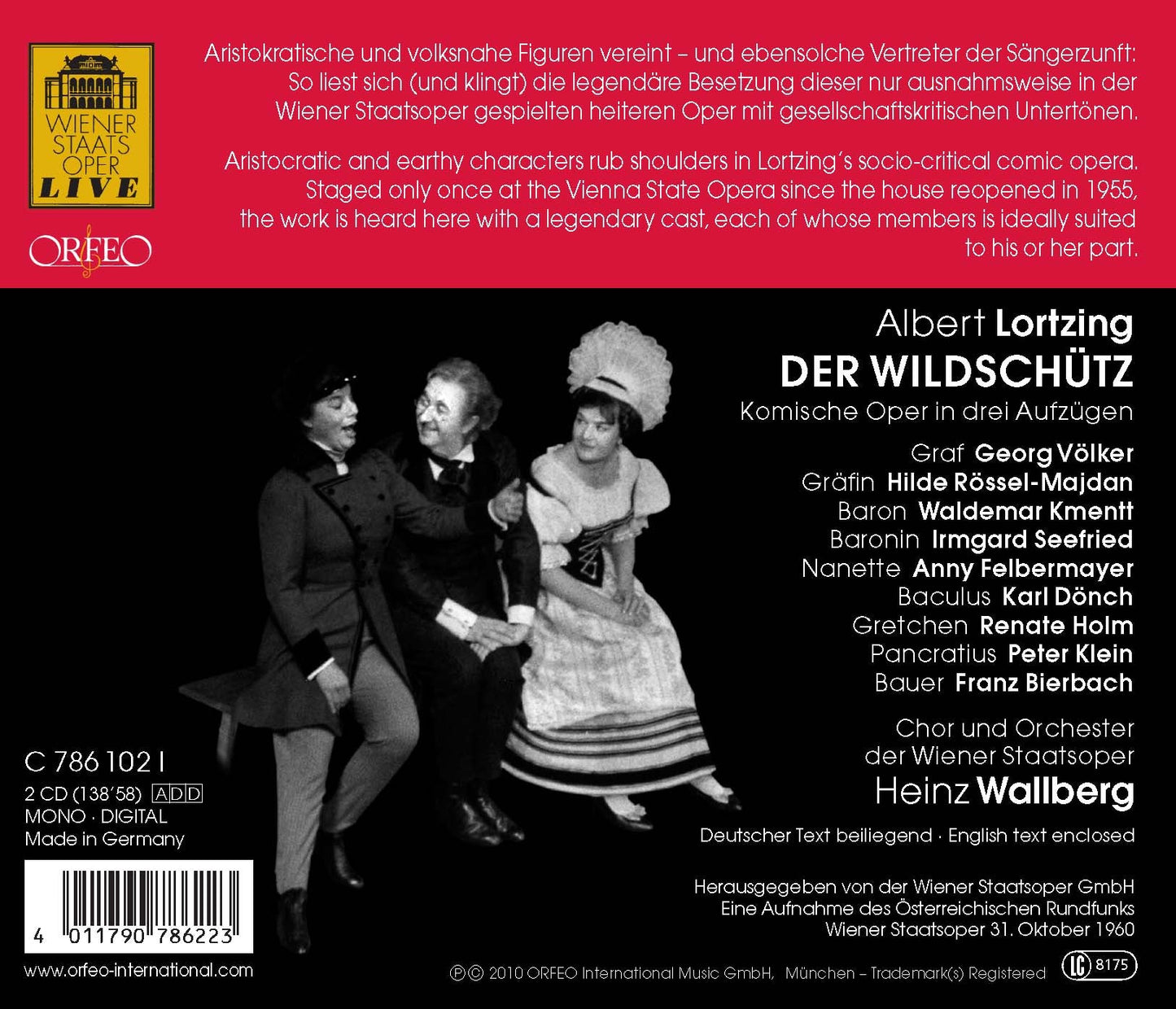 Lortzing: Der Wildschütz (Excerpts) [Live]
