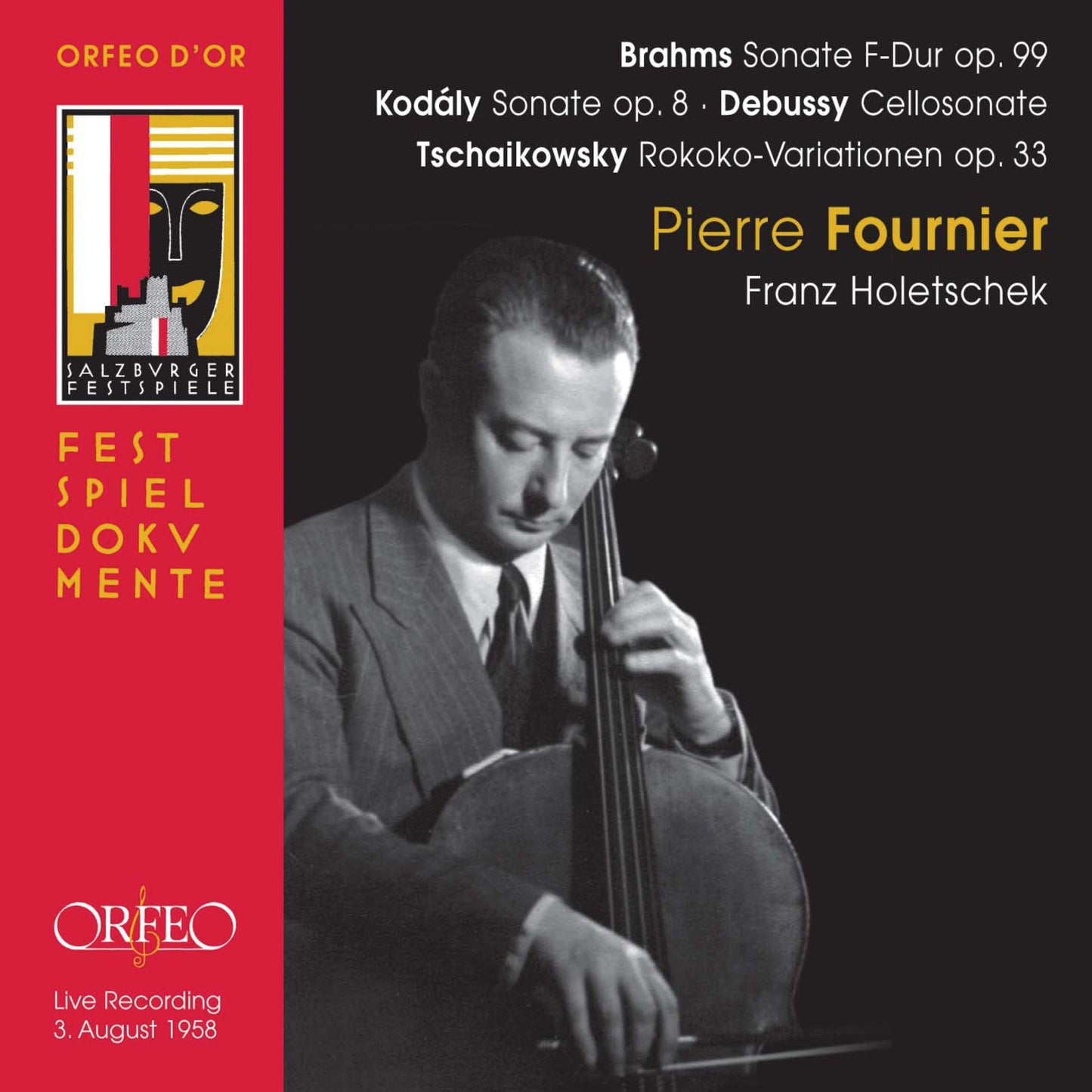 Brahms, Kodály, Debussy & Tchaikovsky: Works for Cello (Live