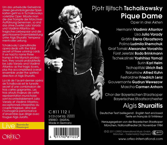 The Queen of Spades, Op. 68 (Excerpts) [Bayerische Staatsope
