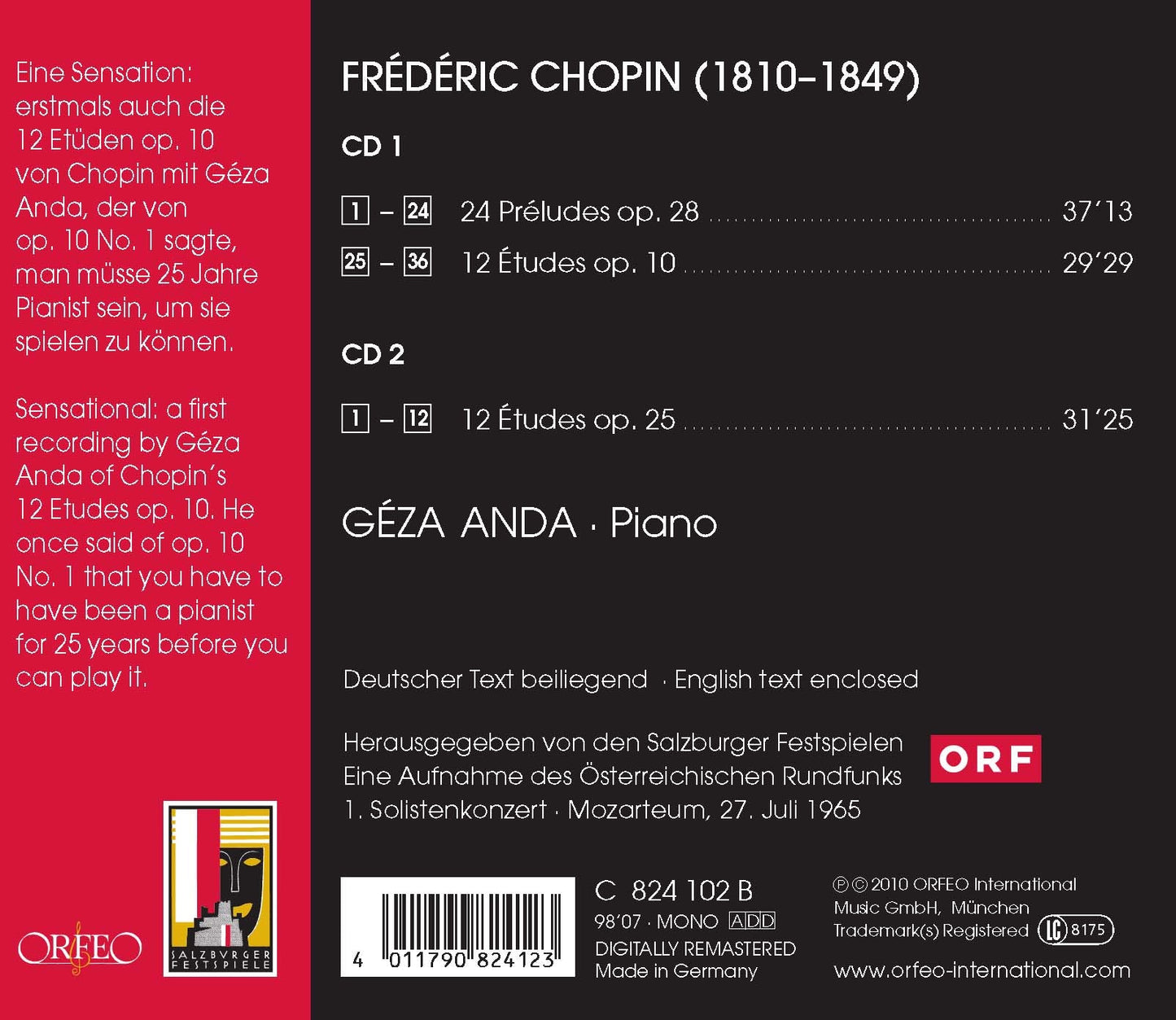 Chopin: Préludes & Études (Live)