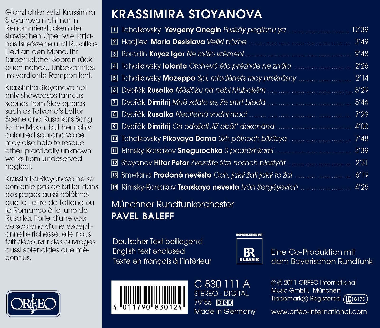 Slavic Opera Arias