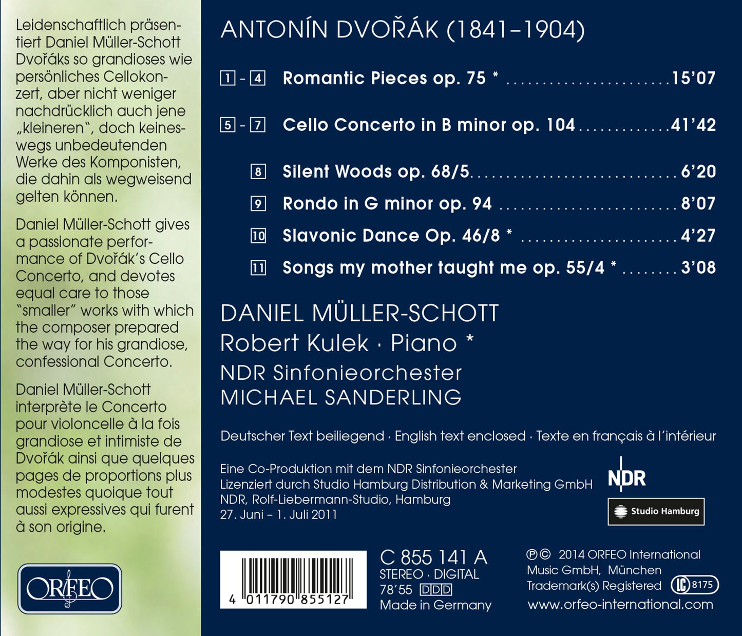 Dvorák: The Cello Works