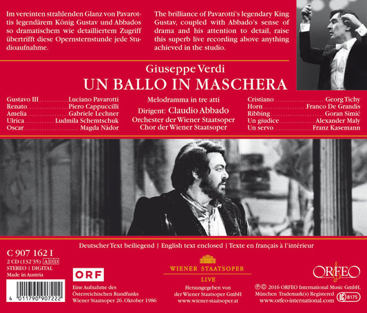 Verdi: Un ballo in maschera (Live)