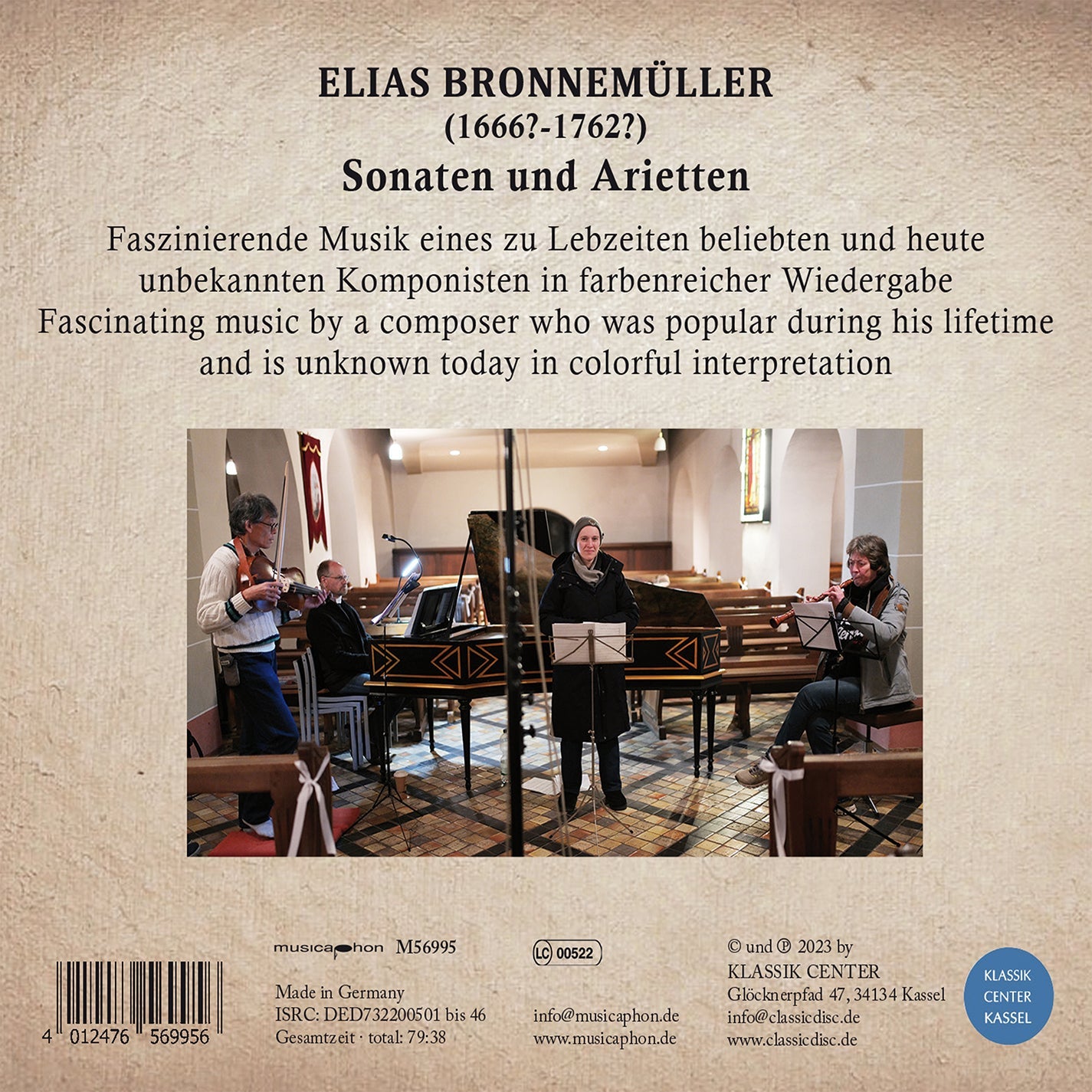Bronnemuller: Sonatas & Ariettas