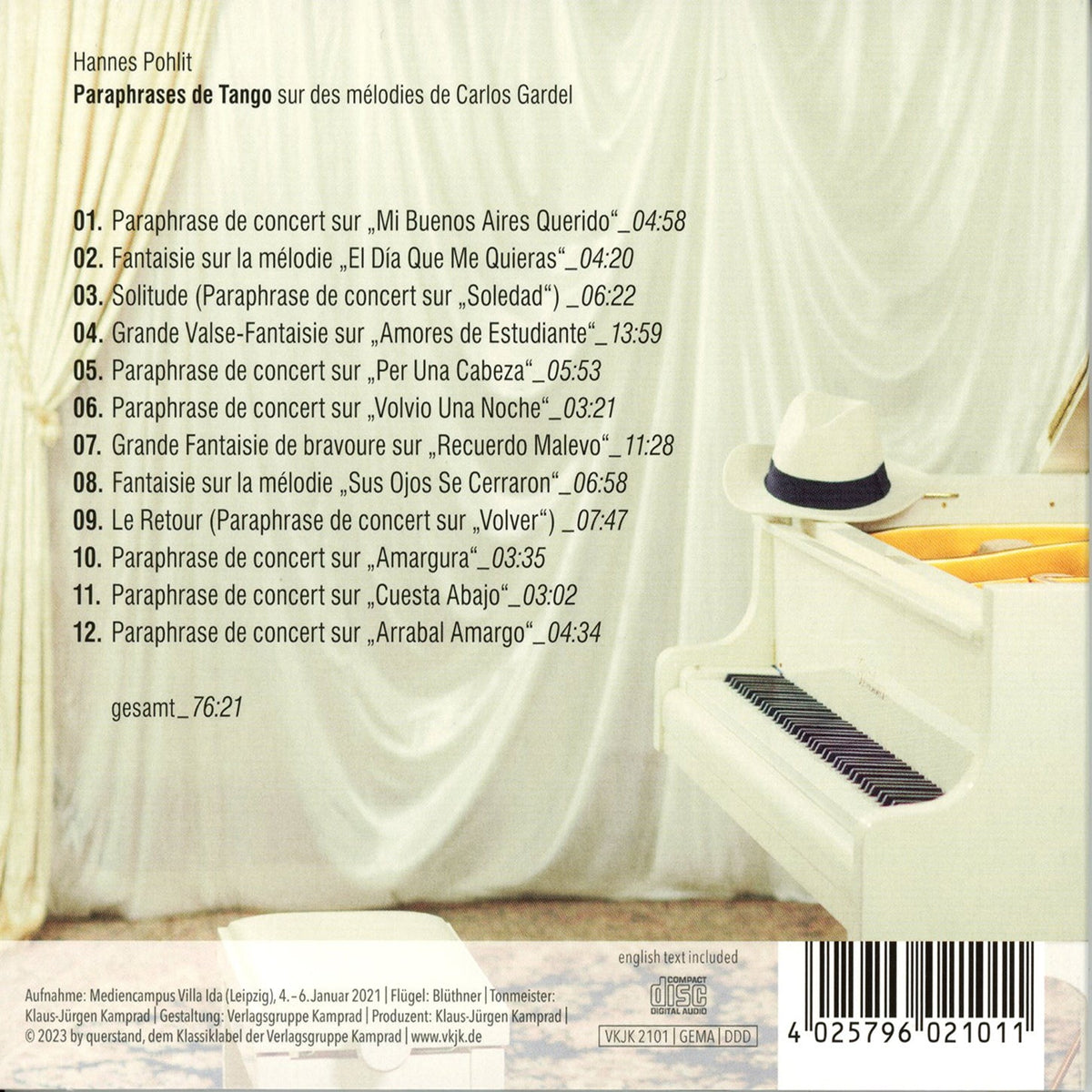 Pohlit: Paraphrases de Tango