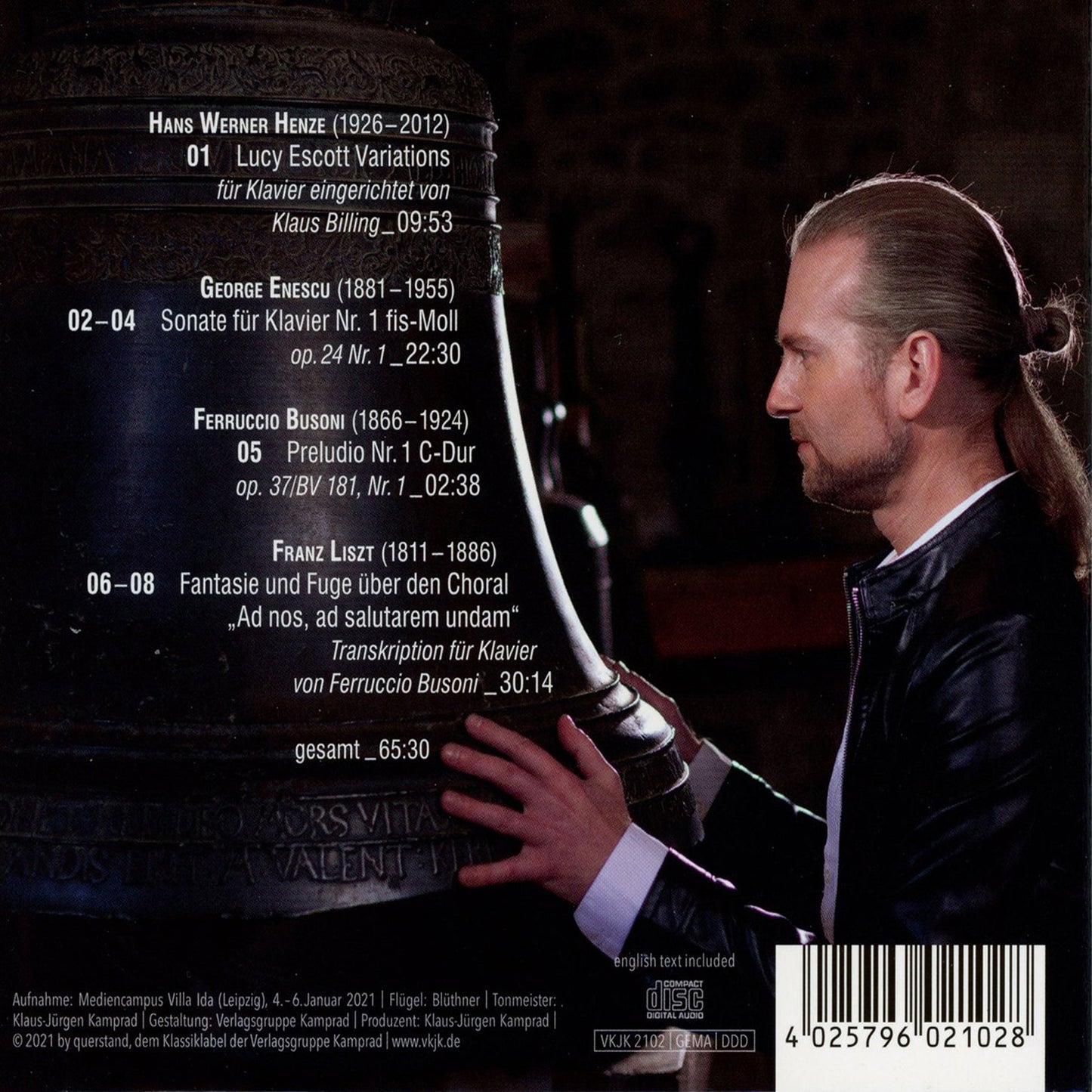 Busoni, Enescu, Henze & Liszt: The Hour of Spirits