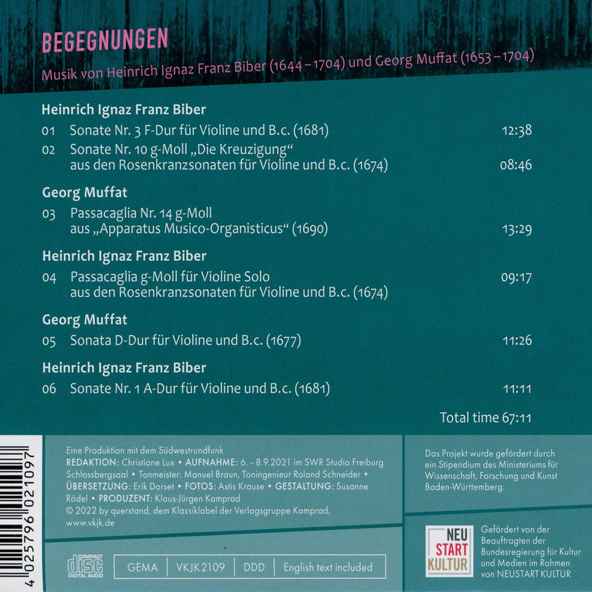 Biber & Muffat: Begegnungen – Encounters