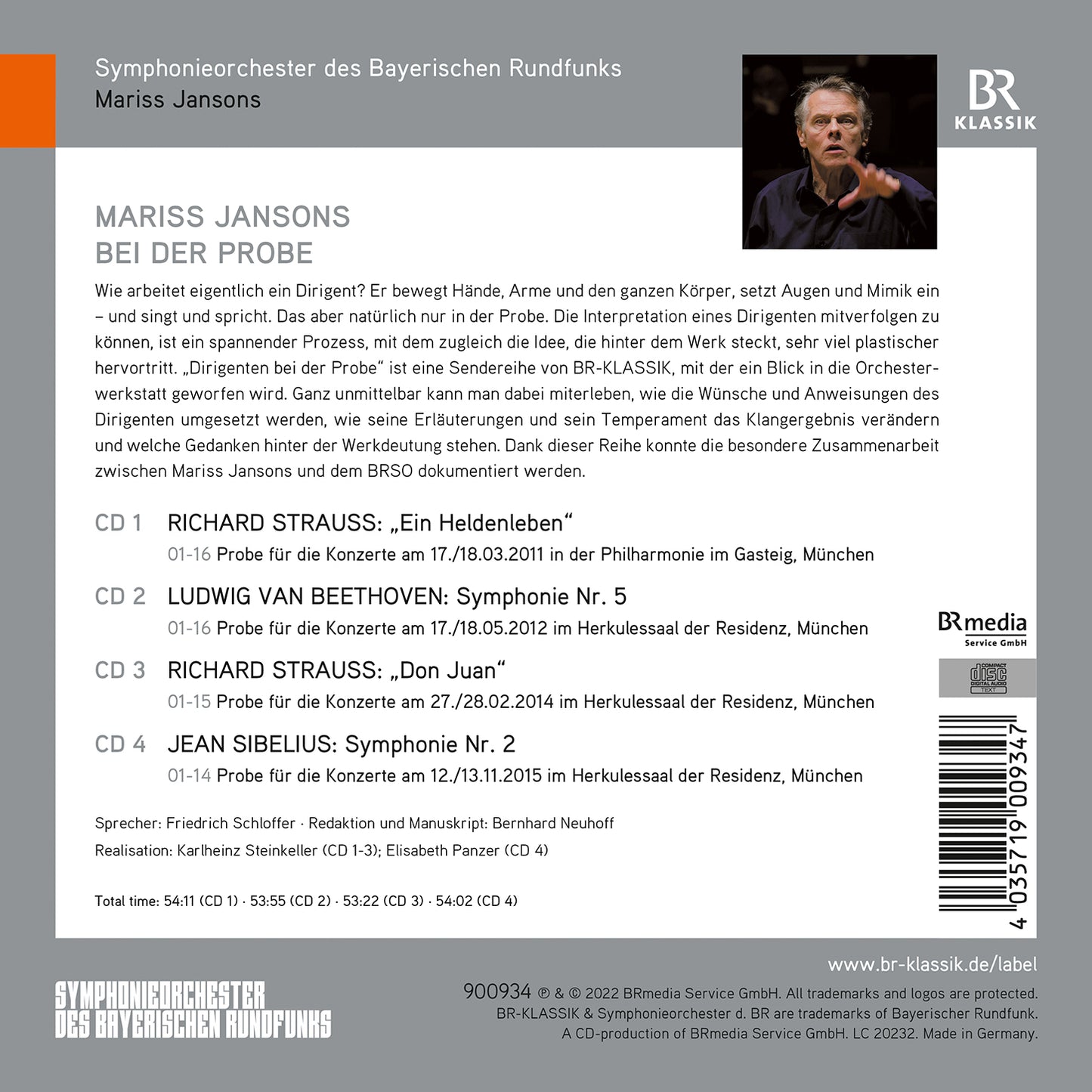 Mariss Jansons - Dirigenten bei der Probe, Box 2 [4 CDs]