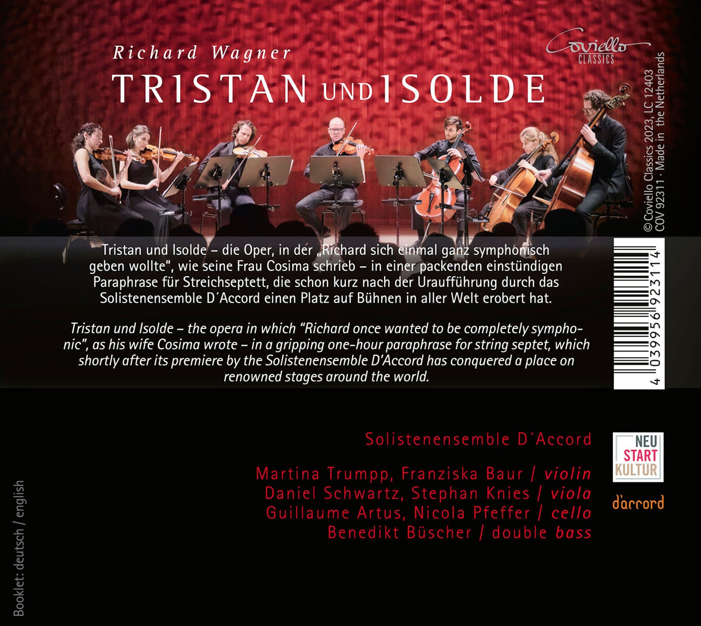 Wagner: Tristan und Isolde - Paraphrase for String Septet by