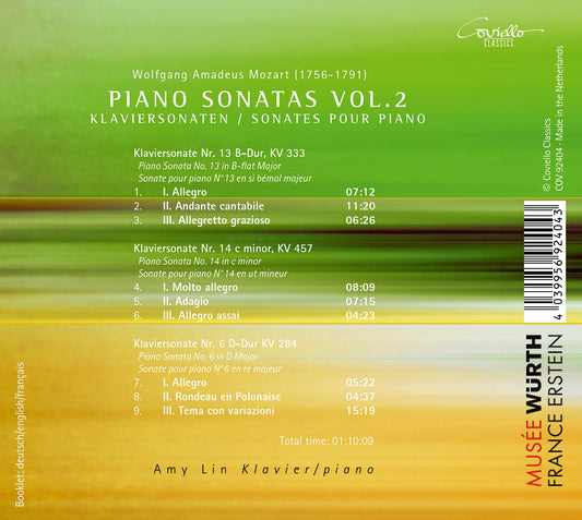 Mozart: Piano Sonatas, Vol. 2