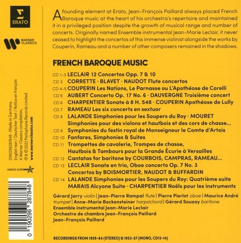 FRENCH BAROQUE MUSIC (JEAN-MARIE LECLAIR & OTHER