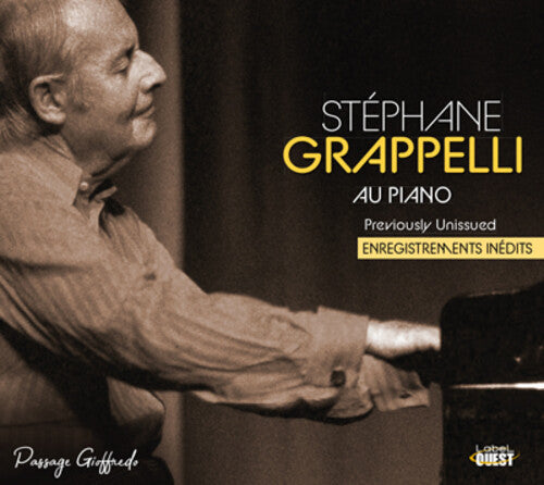 STEPHANE GRAPPELLI AU PIANO
