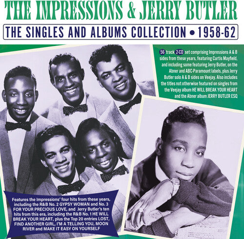 Singles & Albums Collection 1958-1962 / The Impressions & Jerry Butler [2 CDs]