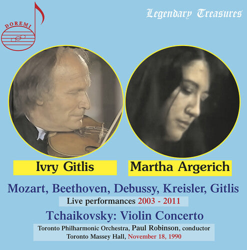 Beethoven, Debussy, Gitlis, Kreisler, Mozart & Tchaikovsky:
