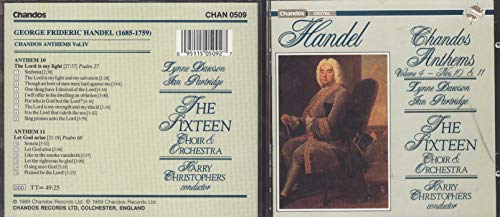 HANDEL: Chandos Anthems, Vol. 4