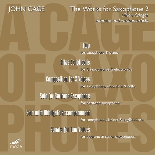 Cage: A Cage of Saxophones, Vol. 2