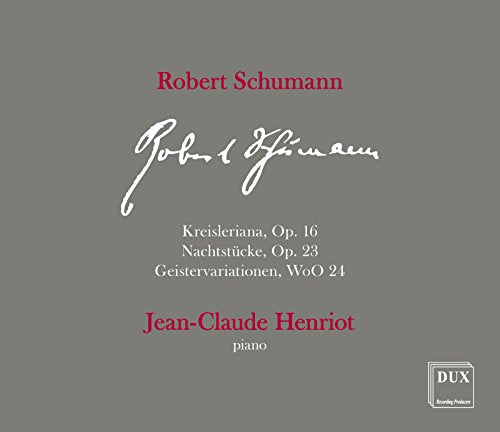 R. Schumann: Kreisleriana, Nachtstücke & Thema mit Variation