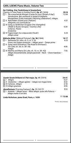 Carl Loewe: Piano Music, Vol. 2