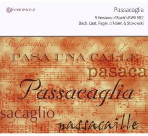 Bach, J.S.: Passacaglia and Fugue in C Minor, Bwv 582