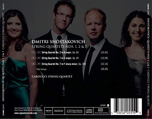 Shostakovich: String Quartets Nos. 1, 2 & 7