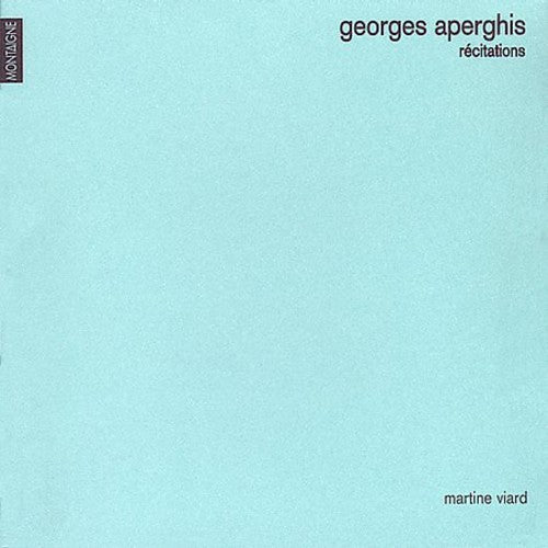 Aperghis, G.: 14 Recitations, Op. 46