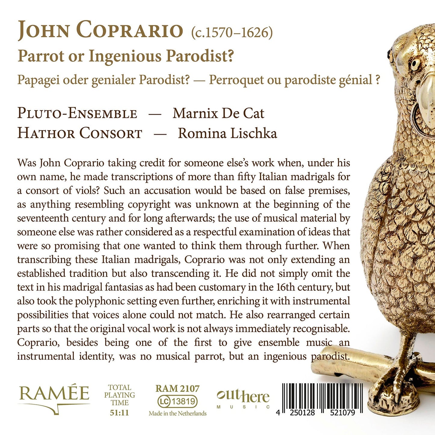 Coprario: Parrot or Ingenious Parodist?