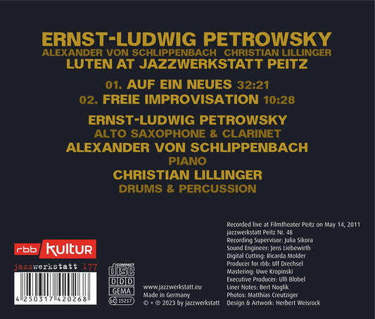 Petrowsky: Luten At Jazzwerkstatt Peitz