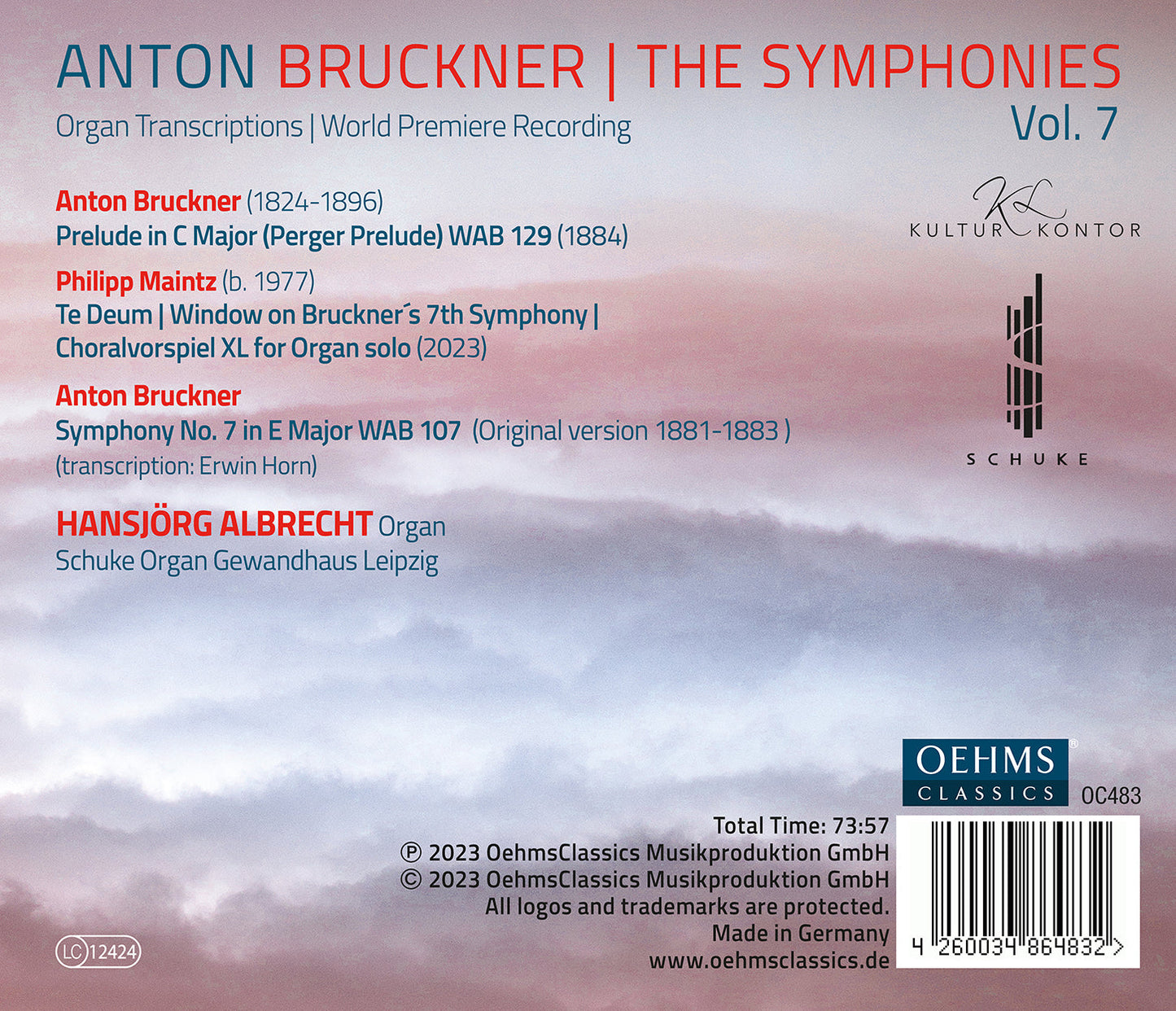 The Bruckner Symphonies (Organ Transcriptions), Vol. 7