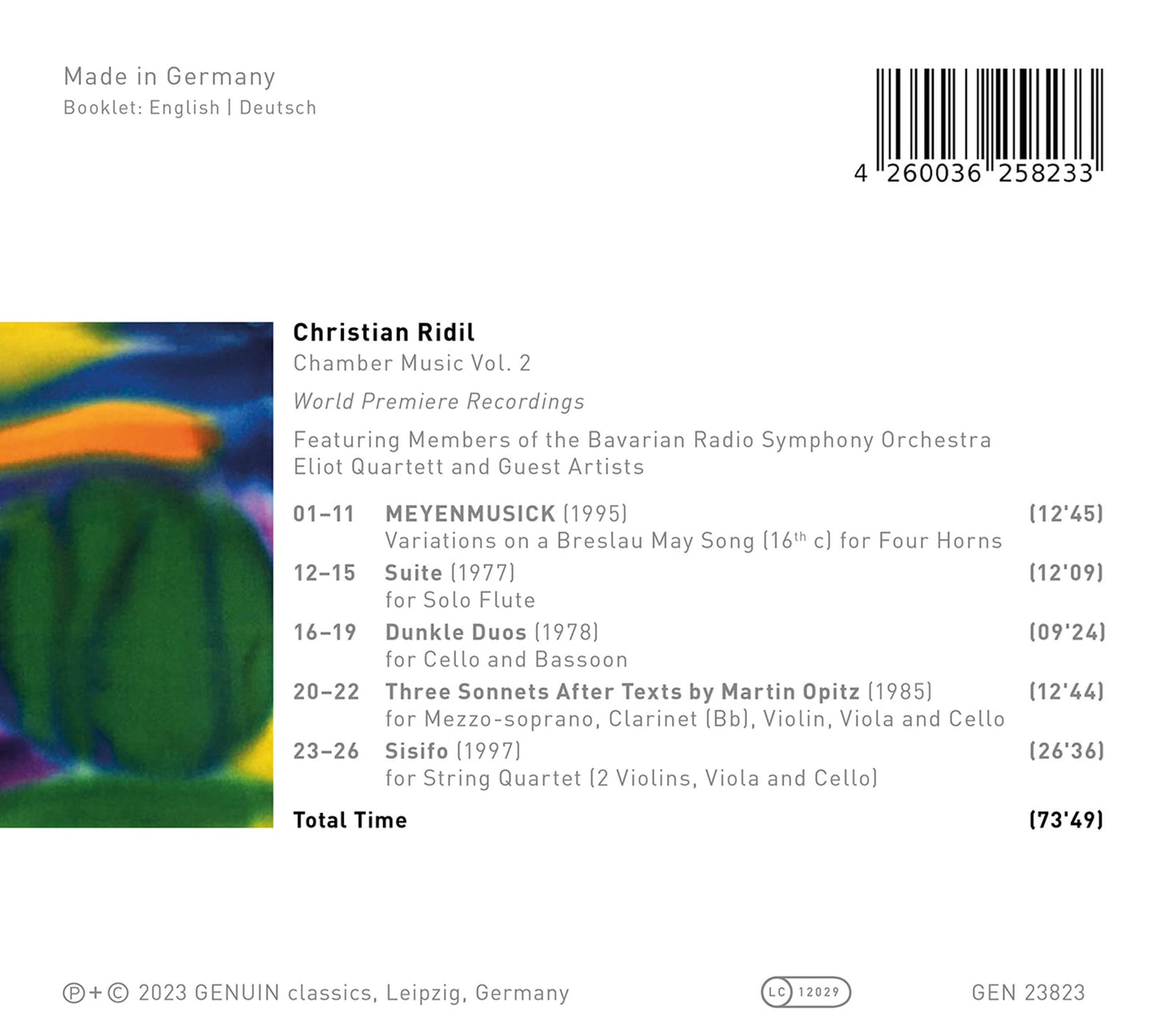 Ridil: Chamber Music, Vol. 2