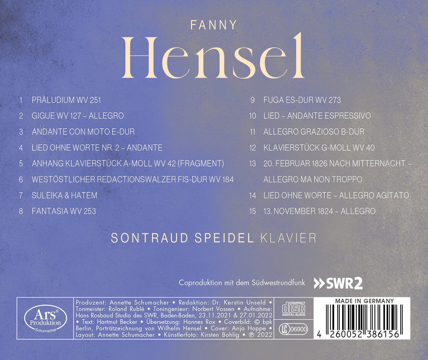 Hensel: Klaviermusik 1821–1846