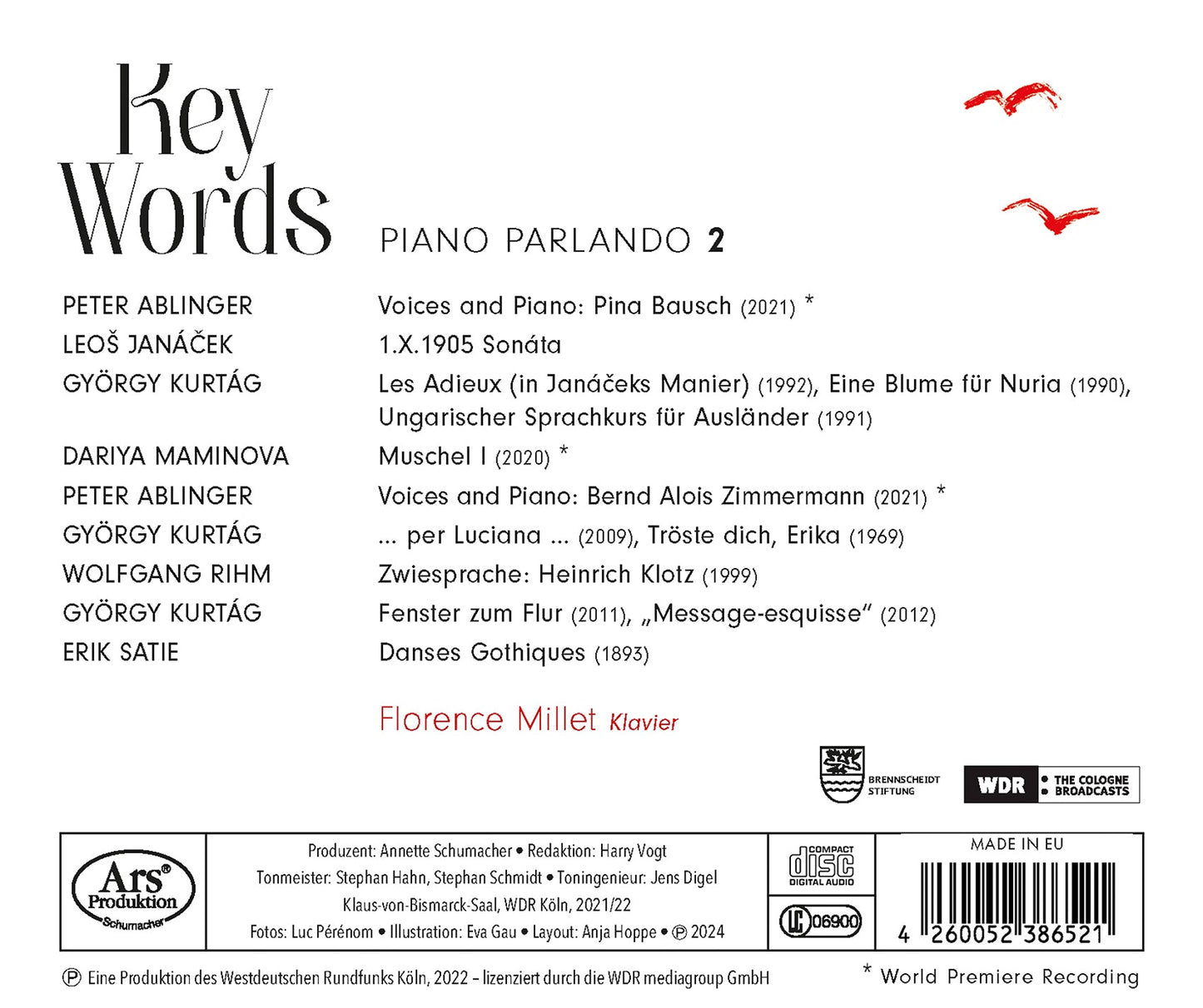 Key Words - Piano Parlando 2  Florence Millet