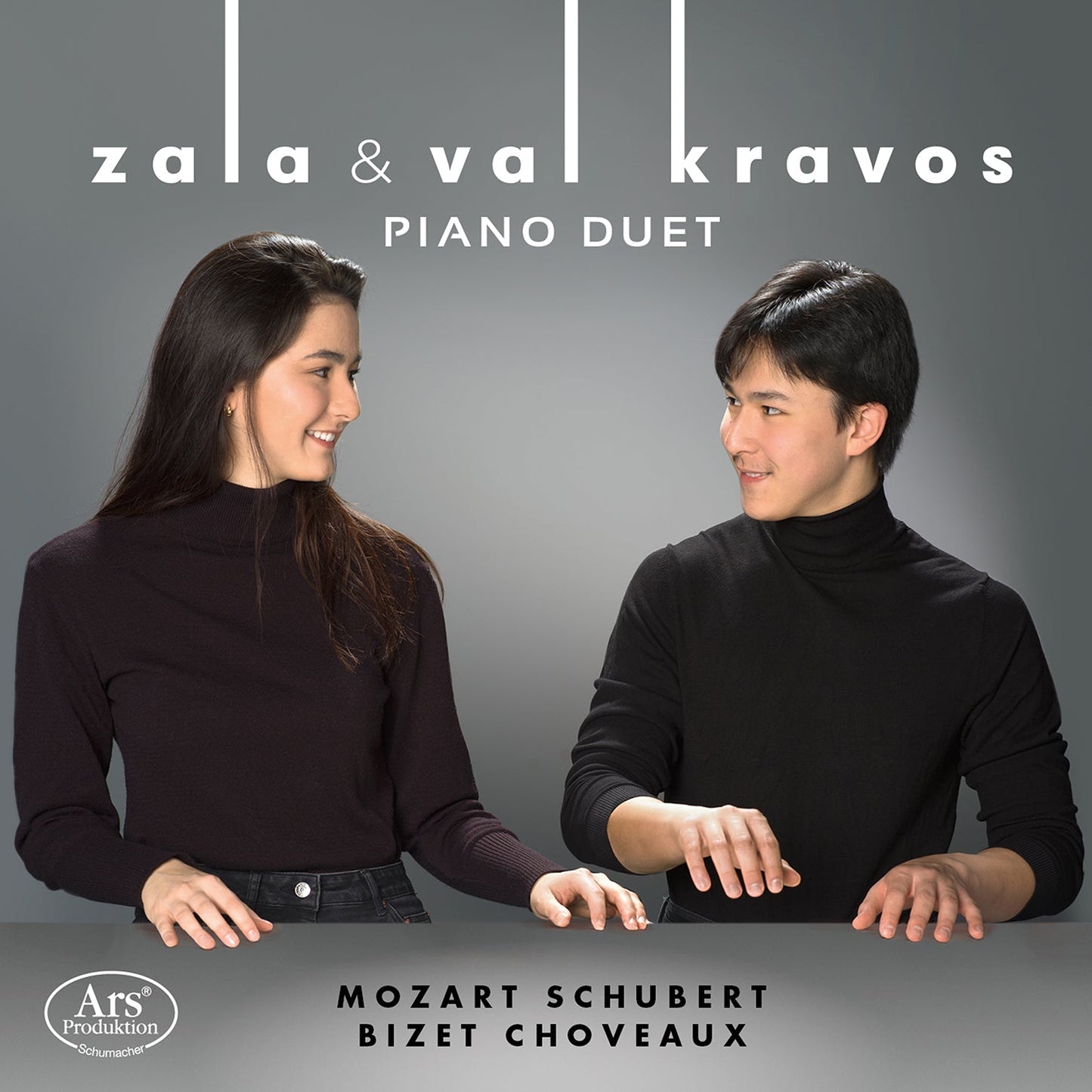 Bizet, Choveaux, Mozart & Schubert: Piano Duet  Zala Kravos, Val Kravos