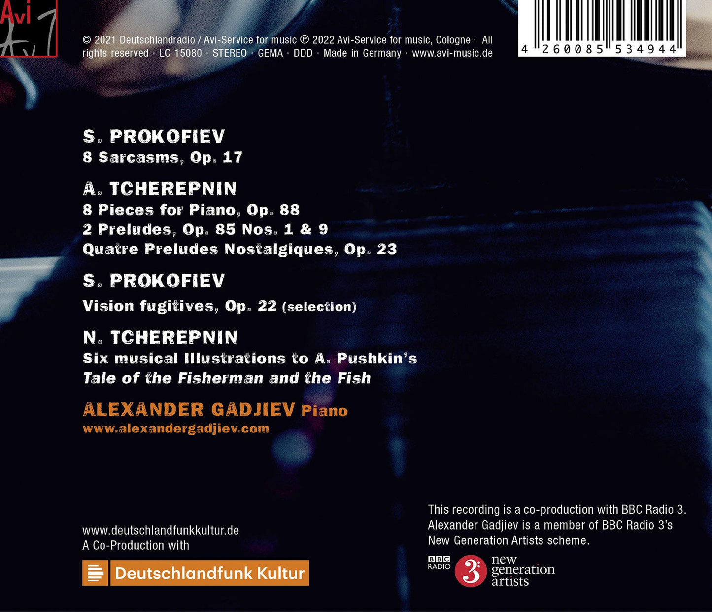 Alexander & Nikolai Tcherepnin & Prokofiev