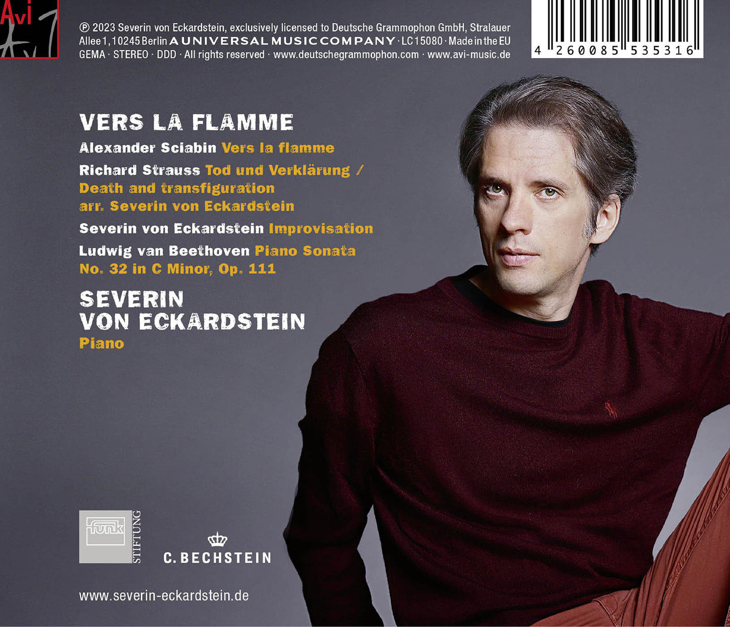 Beethoven, Eckardstein, Messiaen, Scriabin & Strauss: Vers l