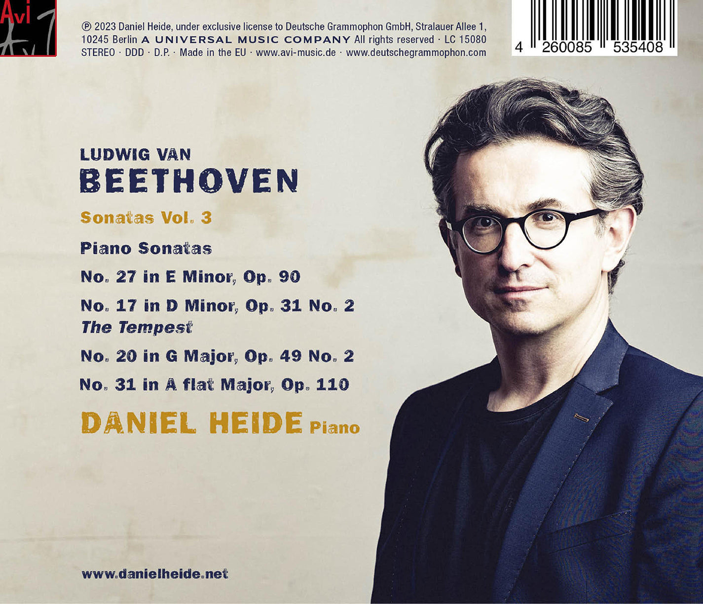 Beethoven: Sonatas, Vol. 3