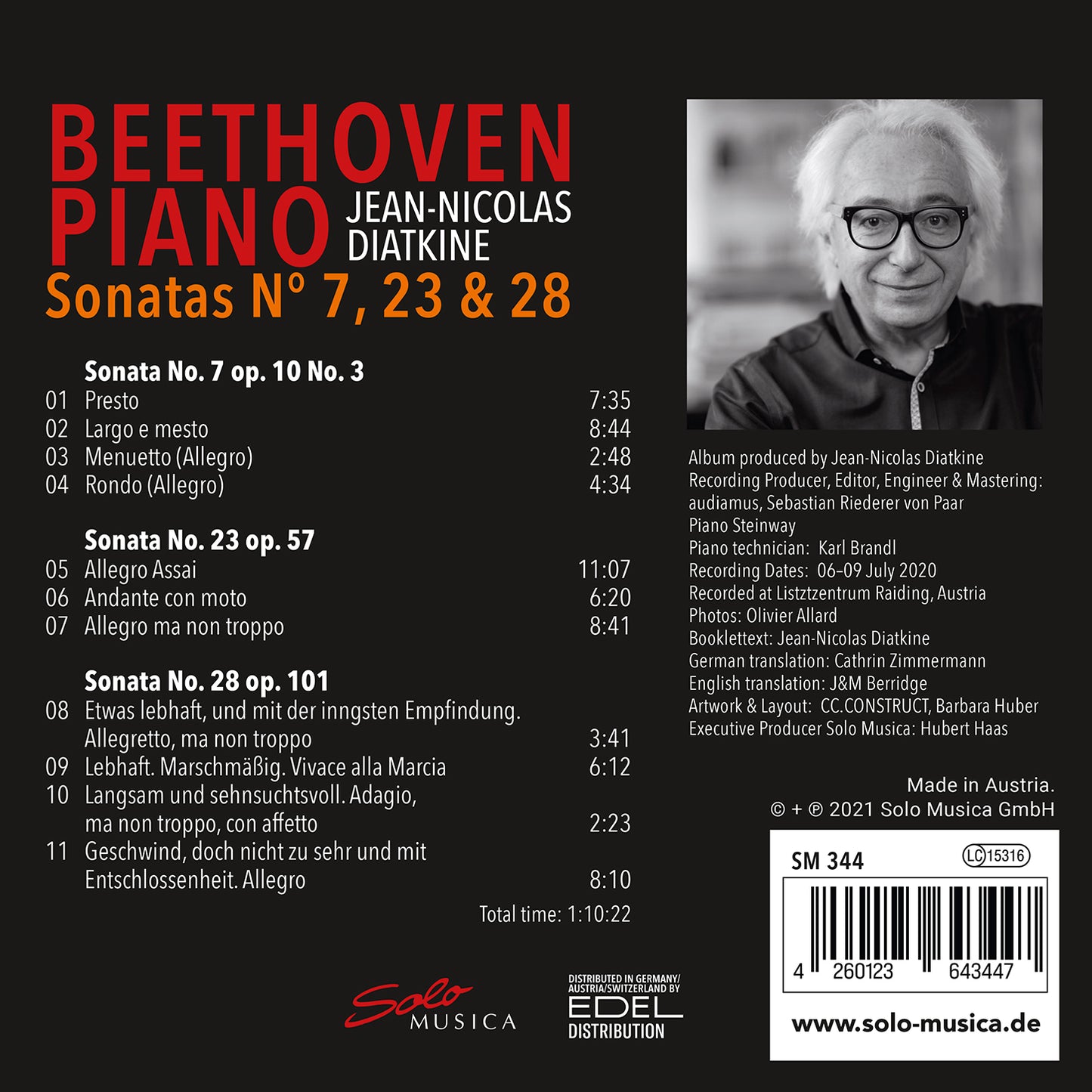 Beethoven: Piano Sonatas Nos. 7, 23 And 28