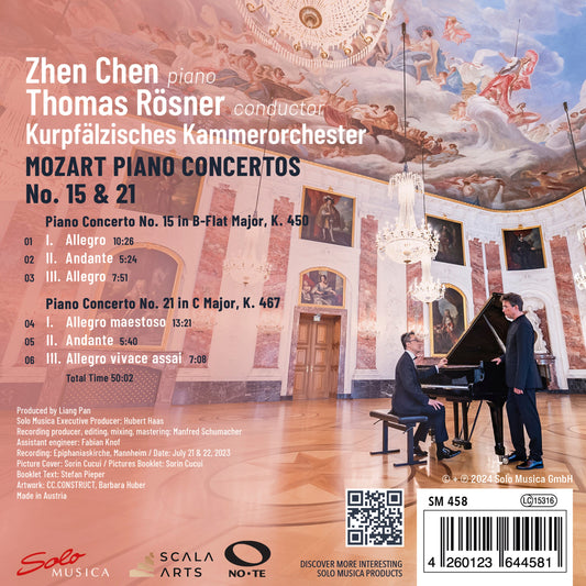 Mozart: Piano Concertos No. 15 & 21